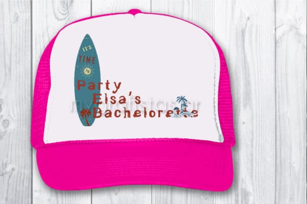 personalized bachelorette hat25