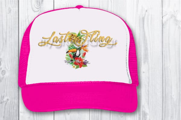 personalized bachelorette hat36