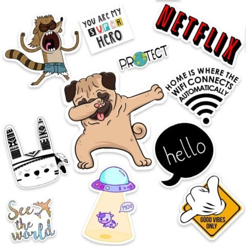 Αυτοκόλλητα, Stickers P.V.C κωδ.50B. Το δικό σας Σχεδιο σε οποιαδήποτε σχήματα και μέγεθος θέλετε!