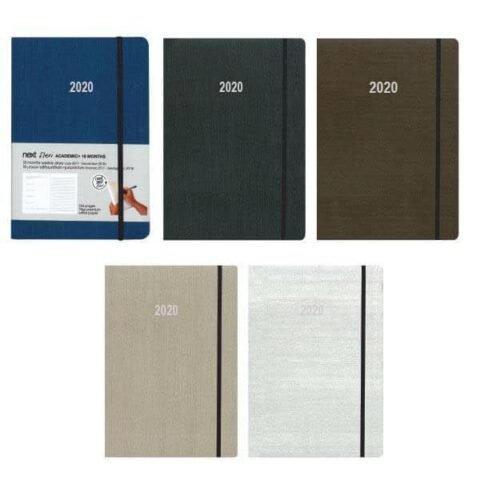 Ημερολόγιο εβδομαδίαιο flexi fabric με λάστιχο 14x21εκ. ACADEMIC κωδ. 06262-270 Με εκτύπωση το Λογοτυπο σας 3,70€
