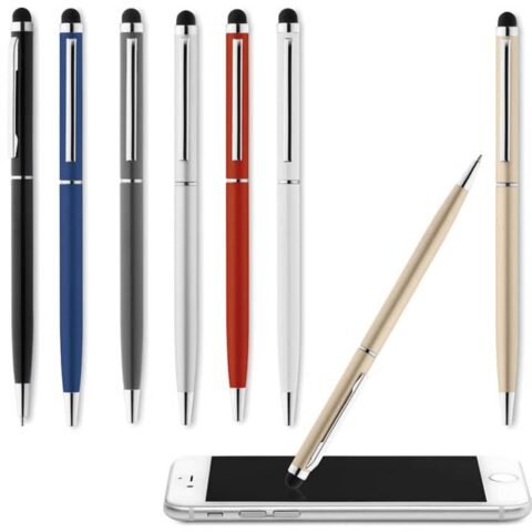Μεταλλικά Στυλό, touch pen κωδ.8209-27. Τιμή 0,80 με Εκτύπωση.