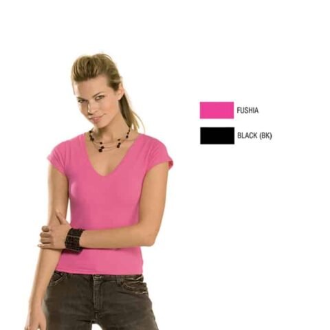 T-shirts Γυναικεία Κωδ.2640-100. Με Εκτύπωση Στήθος 3,00€.