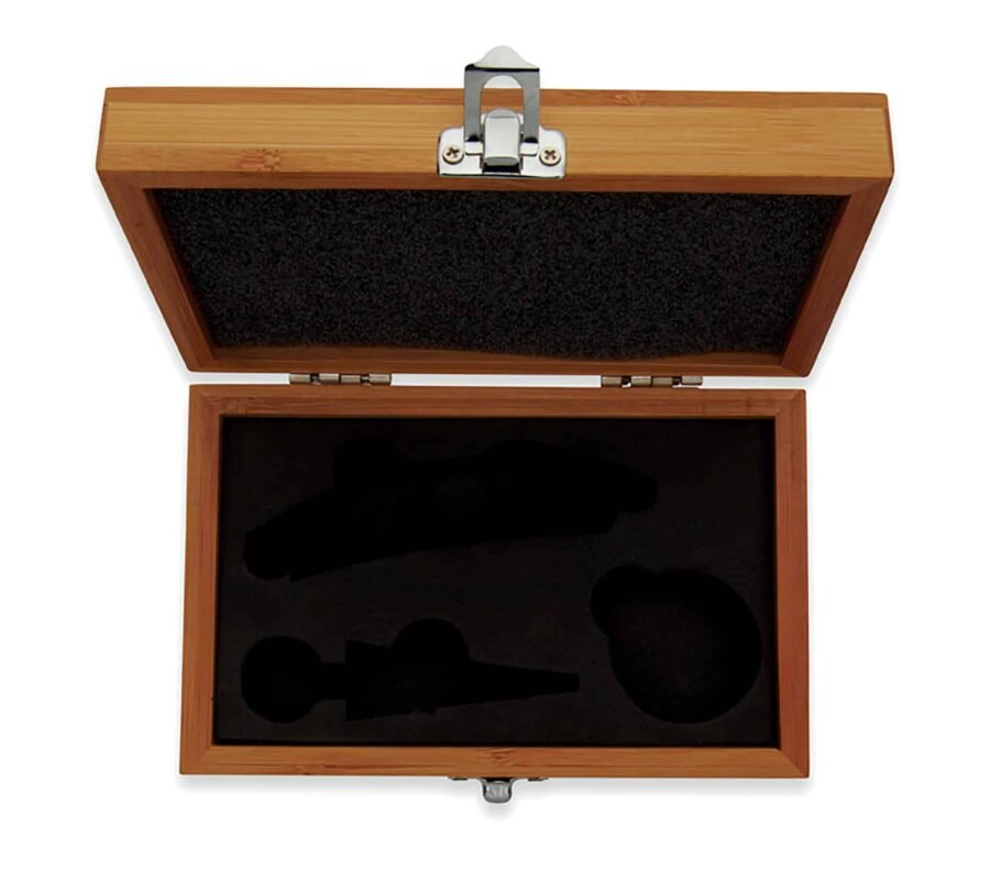 Wine set in bamboo box Κωδ.8147-600 Με Χάραξη το Σχέδιο σας 18,00€