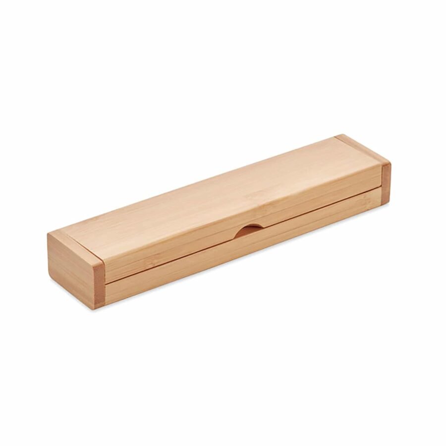 pen in bamboo box Κωδ.9912-345 Με Χάραξη το Σχέδιο σας 13,00€