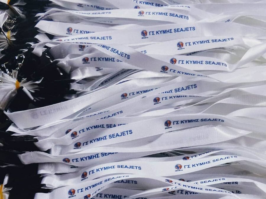 Lanyard 2,5CM with safety breakaway κωδ. 9661-033 με Εκτύπωση.