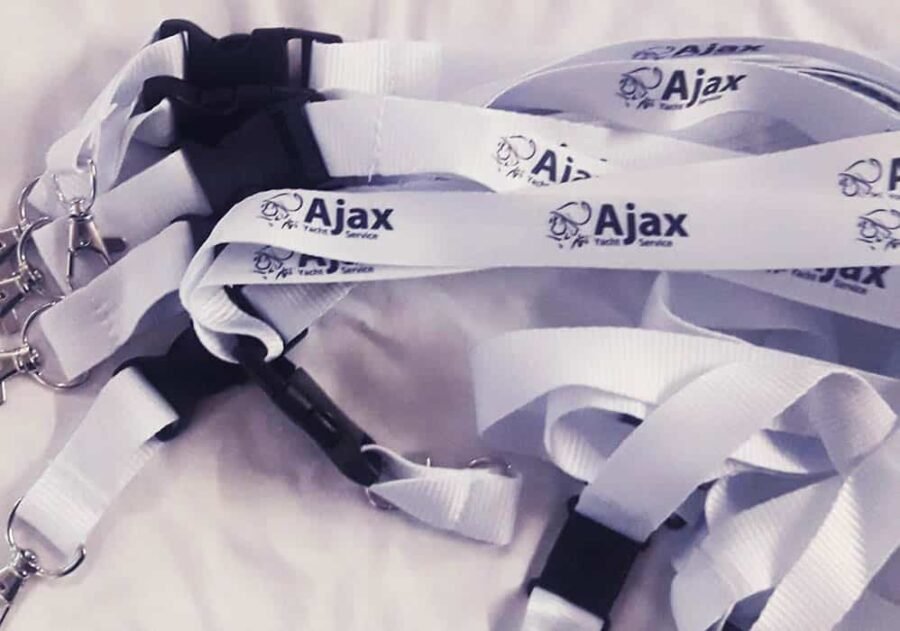 Lanyard 2,5CM with safety breakaway κωδ. 9661-033 με Εκτύπωση.