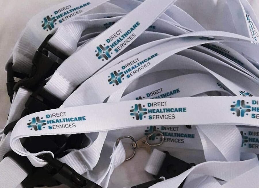 Lanyard 2,5CM with safety breakaway κωδ. 9661-033 με Εκτύπωση.