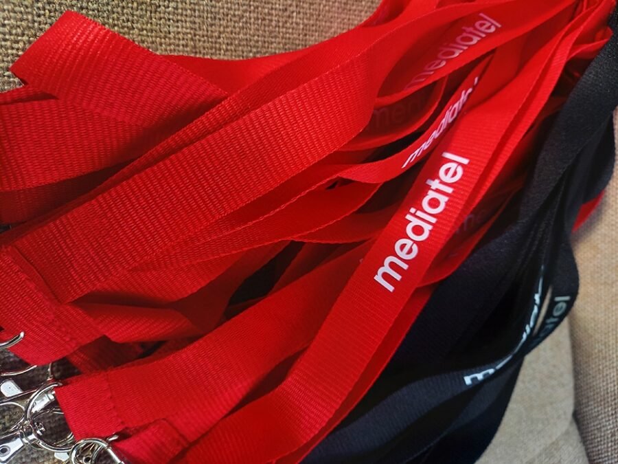 Lanyard 2,5CM with safety breakaway κωδ. 9661-033 με Εκτύπωση.