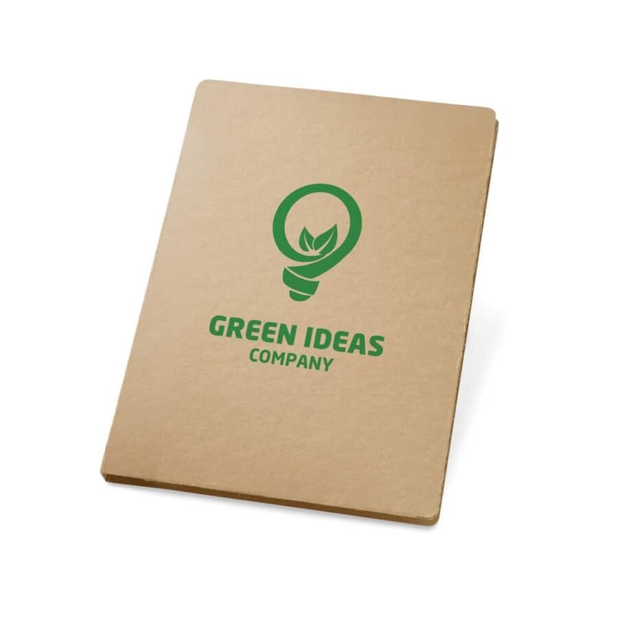Folder A5 Cardboard: 450 g/m². Notepad: 20 recycled plain sheets Kωδ. s92071-075.