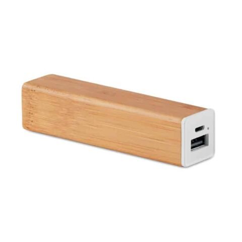 Power bank wood Κωδ.9673-380 Με Εκτύπωση ή Χάραξη