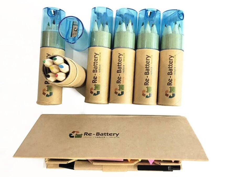 κωδ.8580020. ΞΥΛΟΜΠΟΓΙΕΣ 6 piece colouring pencils in tube. Με Εκτύπωση