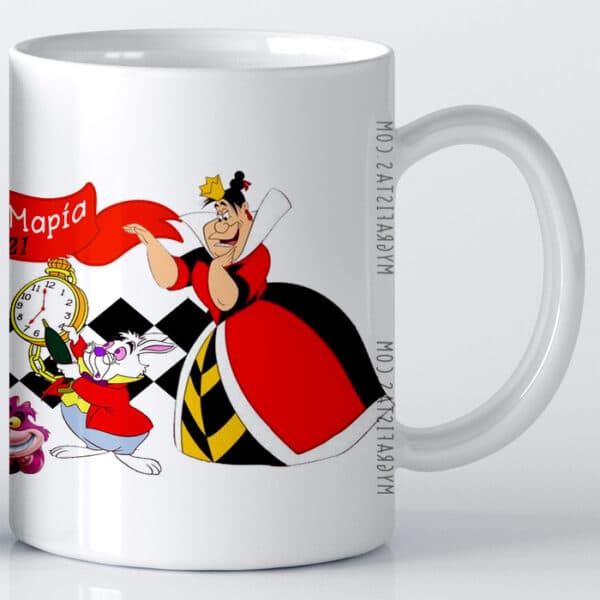 κονκάρδες βάπτισης η Αλίκη στην χώρα των θαυμάτων κωδ.0012