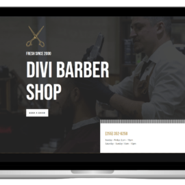 Barber Website Template