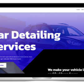 Car Detailing Website Template