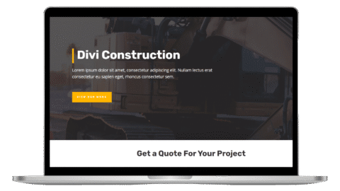 Construction Company Website