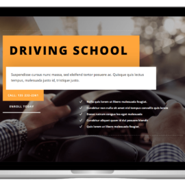 Driving School Website Templates