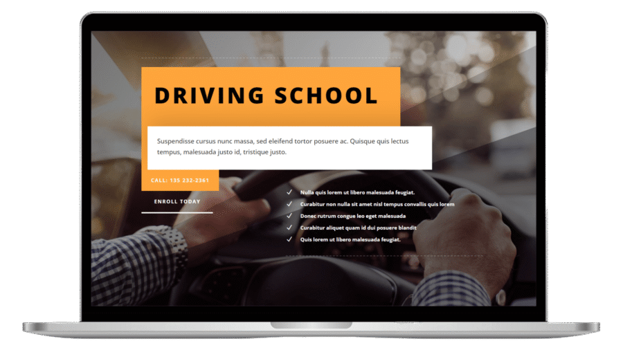 Driving School Website