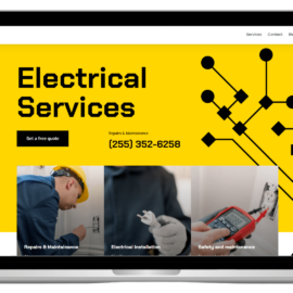 Electrical Services Website Template