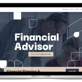 Financial Advisor Website Template