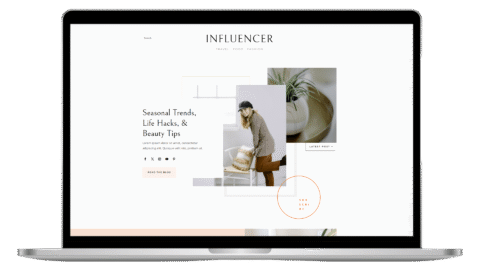 Influencer Website