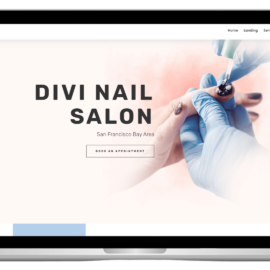 Nail Salon Website Template