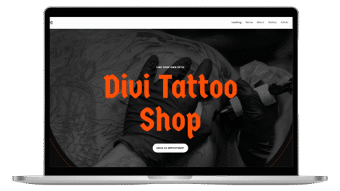 Tattoo Shop Website