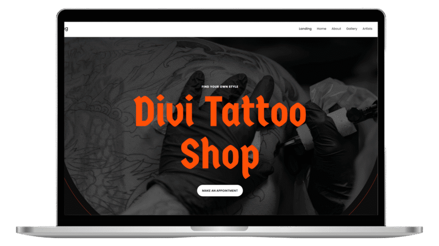 Tattoo Shop Website
