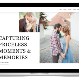 Wedding Photographer Website Template
