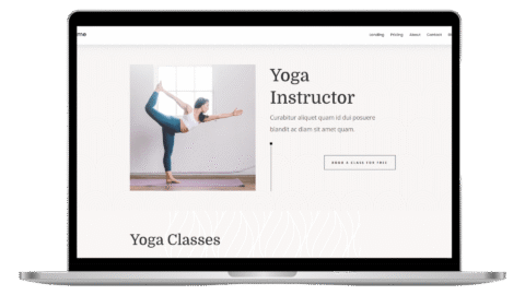 Yoga Instructor Website