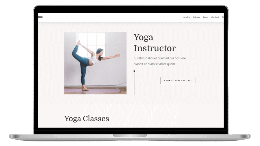 Yoga Instructor Website